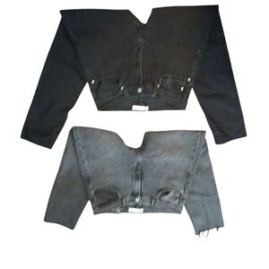 Zara Women's Skinny Jeans in Black and Gray